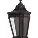 Cotswold Lane 2 Light 16 inch Black Outdoor Wall Lantern