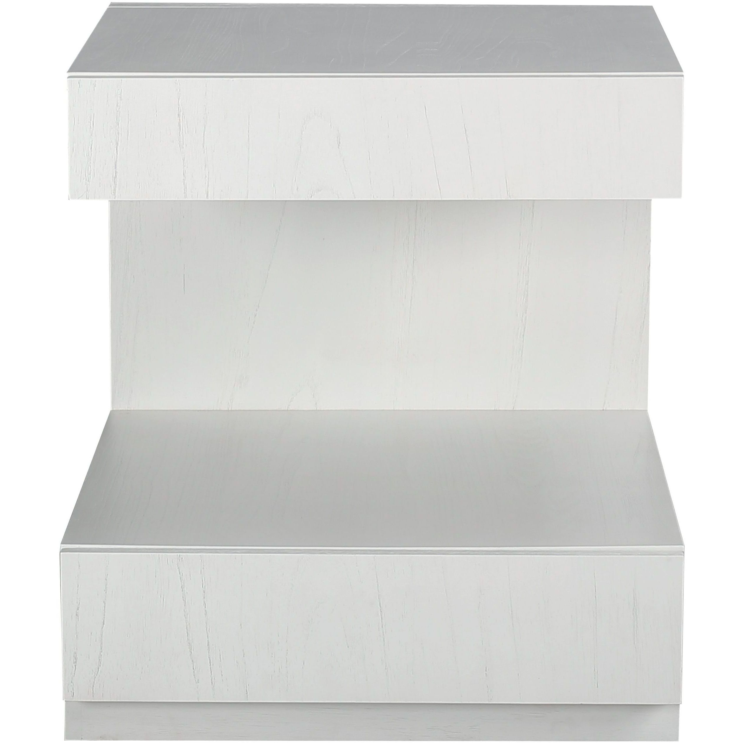 Checkmate 24 X 24 inch White Accent Table