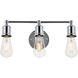 Serif 3 Light 15 inch Chrome Wall Sconce Wall Light