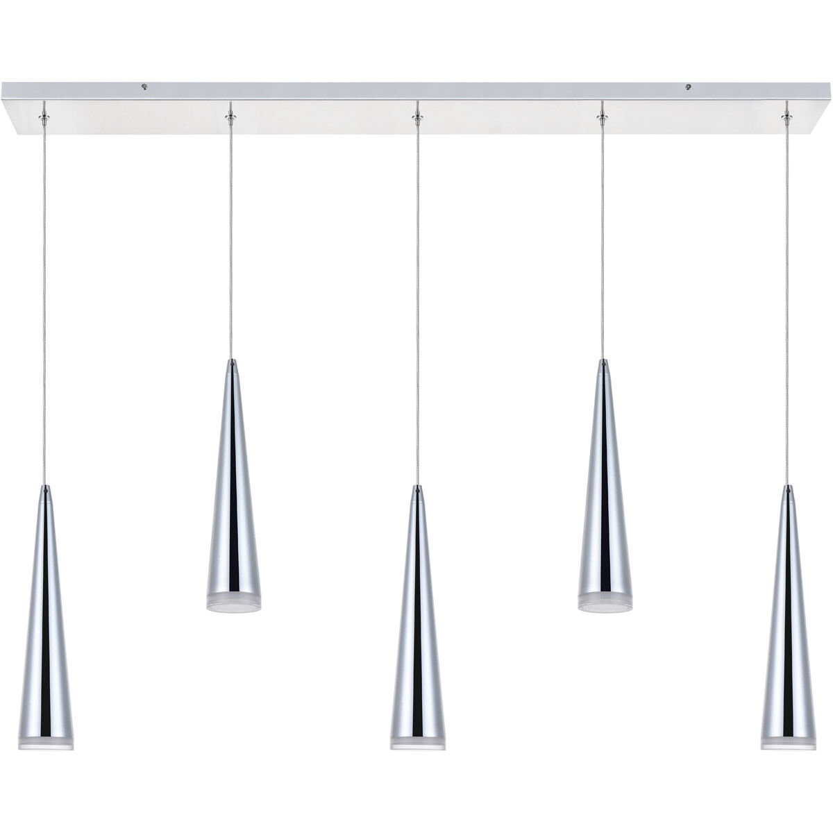 Fantasia LED 42 inch Chrome Pendant Ceiling Light