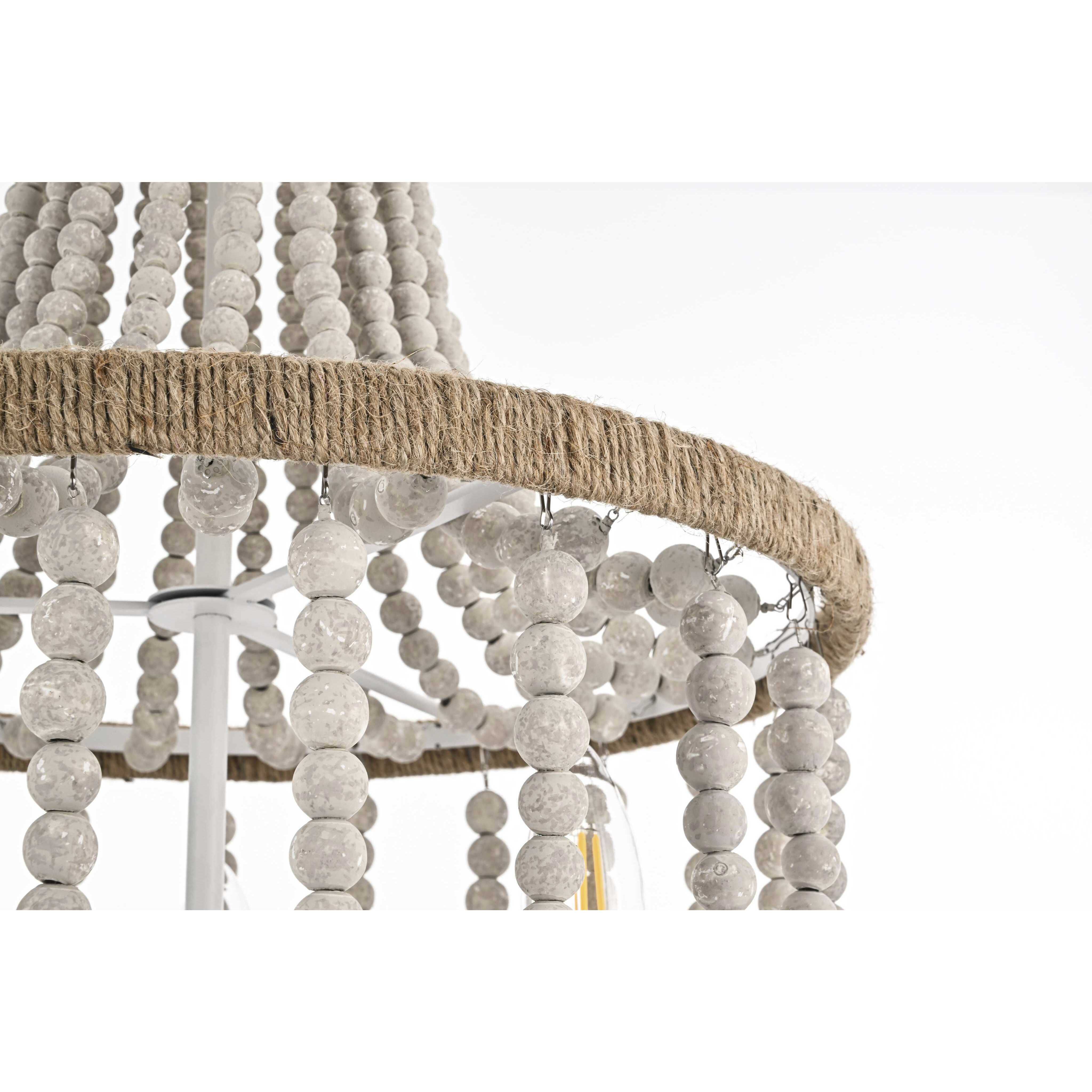 Jolie 3 Light 16 inch Antique White Pendant Ceiling Light