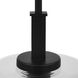 Melina 1 Light 6.75 inch Matte Black with Clear Pendant Ceiling Light