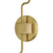 Austen 2 Light 5.25 inch Lacquered Brass Sconce Wall Light