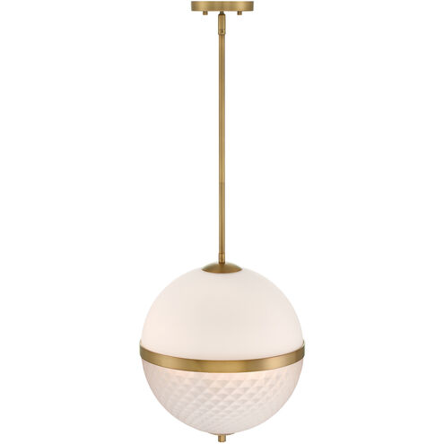 Dia 3 Light 14 inch Old Satin Brass Pendant Ceiling Light