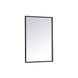 Pier 40 X 20 inch Black LED Mirror
