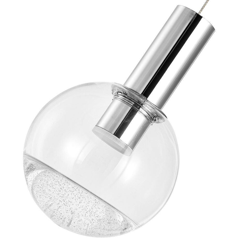 Artisan Collection/SIENNA Series 5 Light 9.5 inch Polished Chrome Pendant/Chandelier Ceiling Light