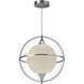 Aries LED 16 inch Chrome Pendant Ceiling Light