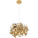 Canada 3 Light 16 inch Gold Pendant Ceiling Light