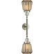 Franklin Restoration Chatham LED 16 inch Brushed Satin Nickel Bath Vanity Light Wall Light in Mercury Glass, Franklin Restoration