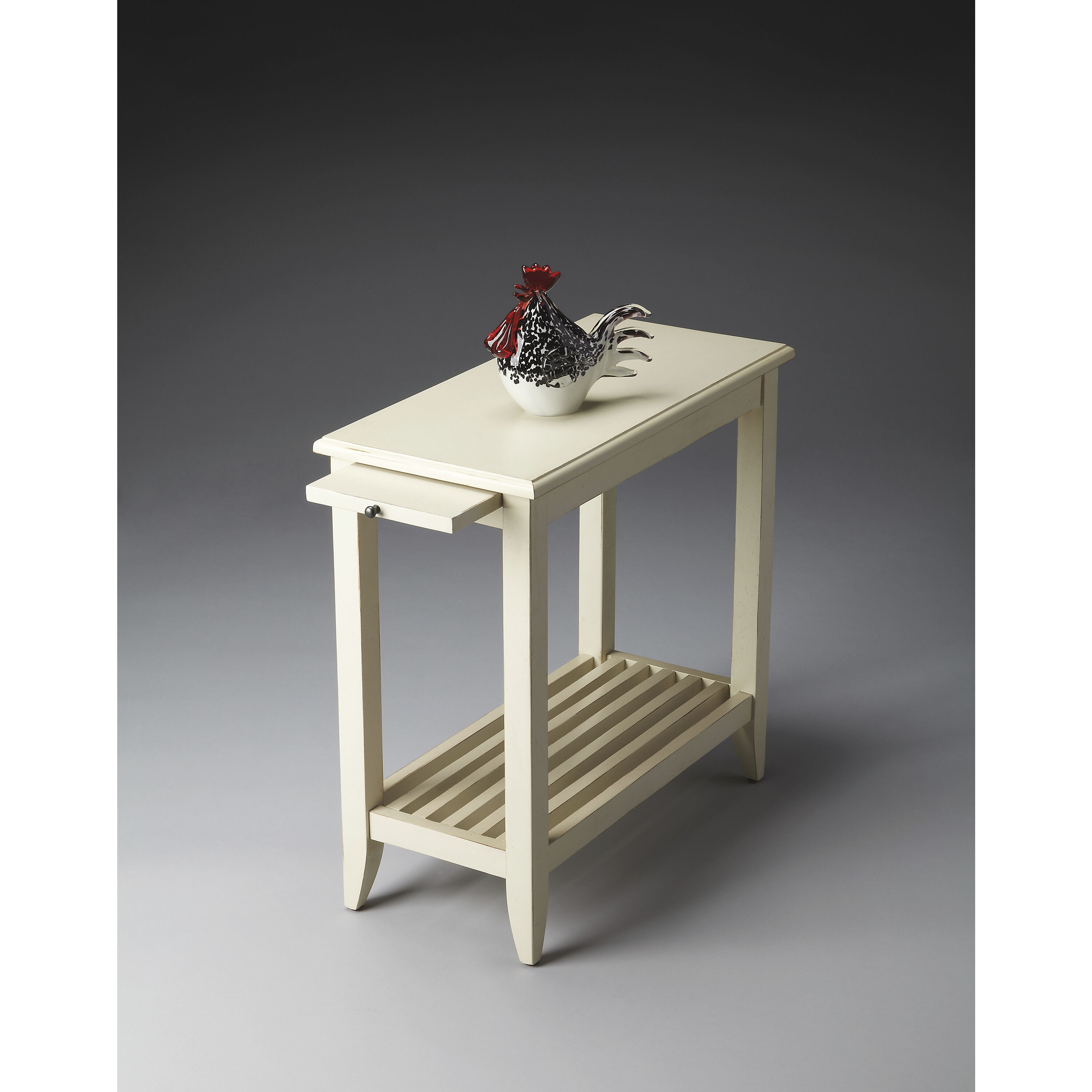 Masterpiece Irvine  Cottage White Chairside Chest