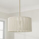 Tara 1 Light 18 inch Matte Brass Pendant Ceiling Light