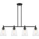 Westin 4 Light 34 inch Matte Black Island Pendant Ceiling Light