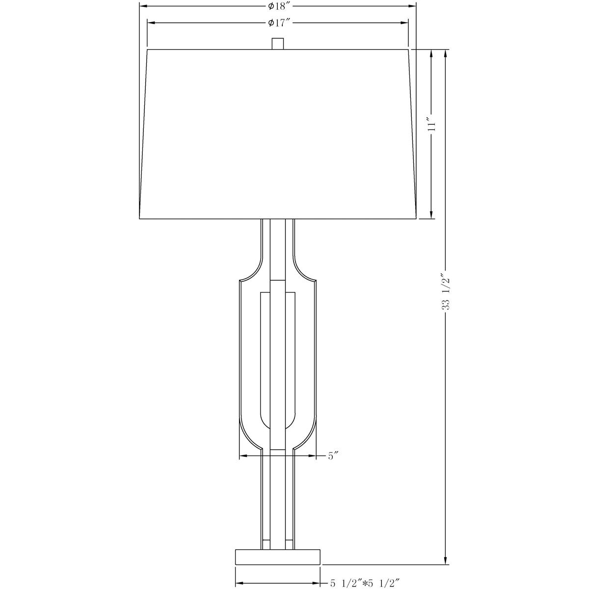 Homer 33 inch 150.00 watt White Table Lamp Portable Light