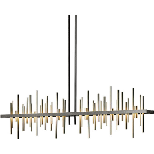 Cityscape LED 51.9 inch Natural Iron/Soft Gold Pendant Ceiling Light, Large