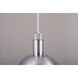 Forked LED 7.87 inch Steel Pendant Ceiling Light