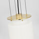 Ray Booth Elias LED 9 inch Antique-Burnished Brass Floating Pendant Ceiling Light