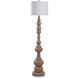 Cameron 64 inch 150.00 watt Light Natural Oak Brushed Floor Lamp Portable Light