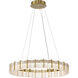 Sevryn LED 27.5 inch Soft Brass Ring Pendant Ceiling Light