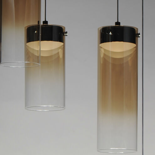 Highball LED 16.5 inch Gunmetal Multi-Light Pendant Ceiling Light