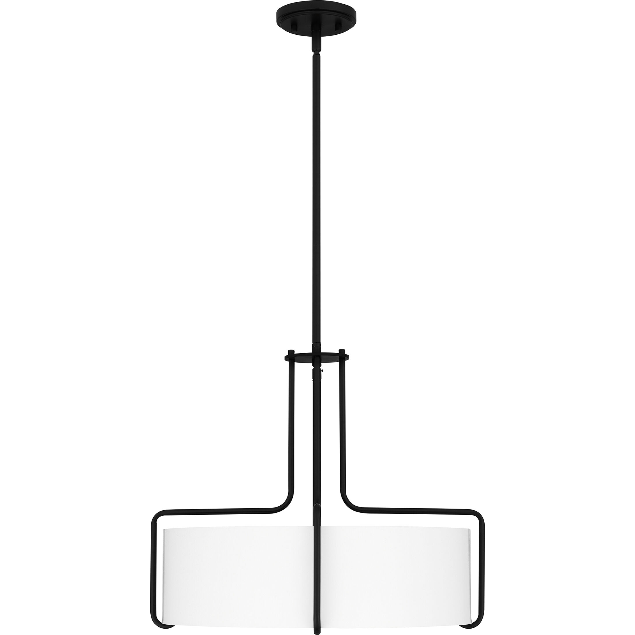 Hanley 4 Light 20 inch Matte Black Pendant Ceiling Light