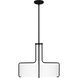 Hanley 4 Light 20 inch Matte Black Pendant Ceiling Light