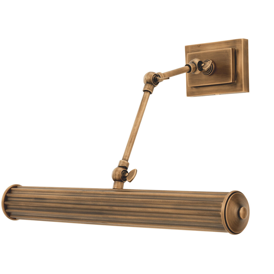 Luca Wall Lamp Wall Light in Antique Brass, Large