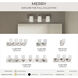 Merry 1 Light 4 inch Brushed Nickel Bath Vanity Wall Light