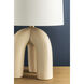Mills Pond 21.75 inch 75.00 watt Aged Brass and Satin Ivory Table Lamp Portable Light