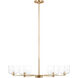 Drew & Jonathan Lochdale 6 Light 33.88 inch Chandelier