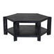 Yuhuda 46 X 46 inch Cincer Black Coffee Table in Cinder Black