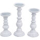 Anita Candle Holder in White