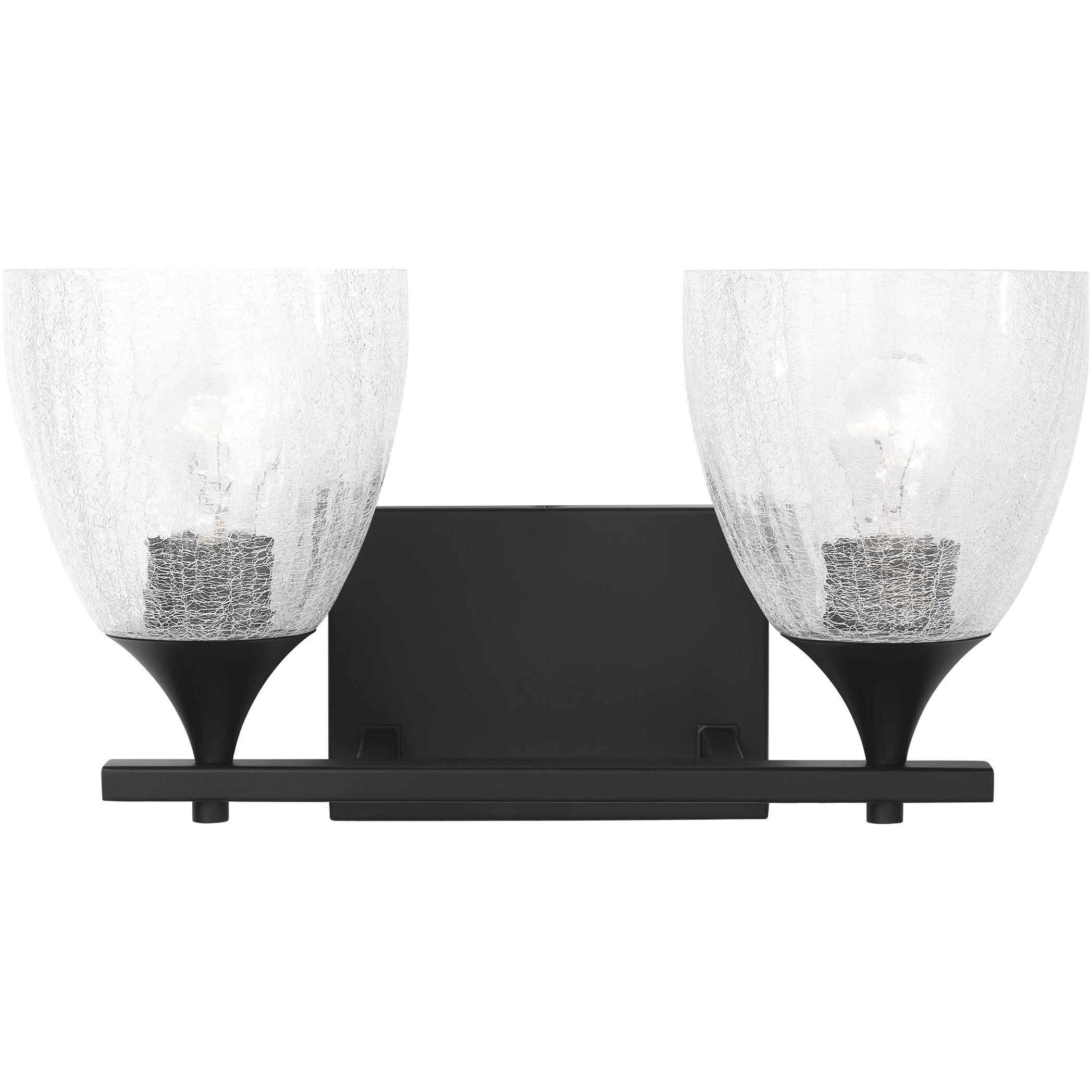 Drew & Jonathan Toffino 2 Light 16 inch Midnight Black Vanity Light Wall Light