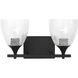Drew & Jonathan Toffino 2 Light 16 inch Midnight Black Vanity Light Wall Light