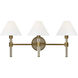 Robert 3 Light Bathroom Vanity Light
