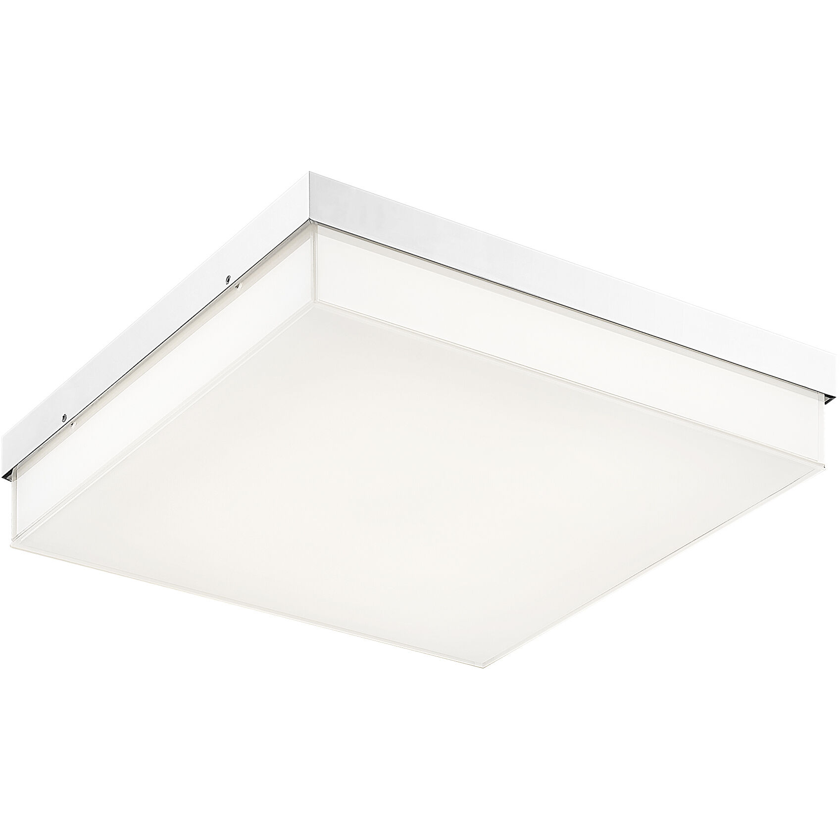 Kabu LED 11 inch Chrome Flush Mount Ceiling Light