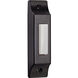 Builder's Series Black Push Button in Painted Black