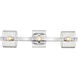 Marlowe 3 Light 24 inch Polished Nickel Vanity Light Wall Light