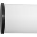 Phase 6.2 LED 36 inch Black Linear Vanity Light Wall Light