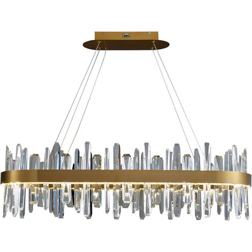 Canada LED 16 inch Gold LED Chandelier Ceiling Light