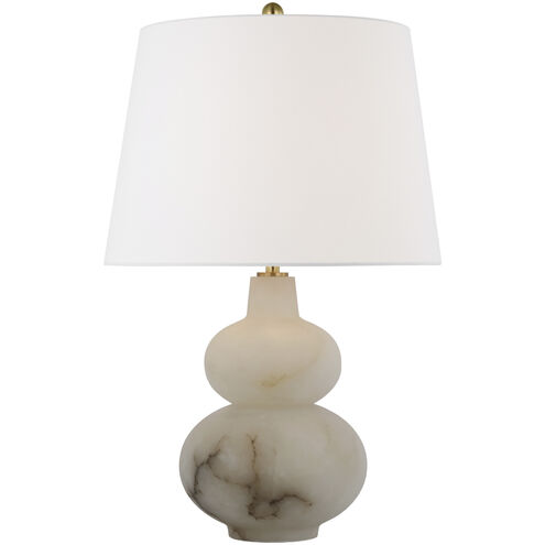 Thomas O'Brien Ciccio 23 inch 15 watt Alabaster Table Lamp Portable Light, Large