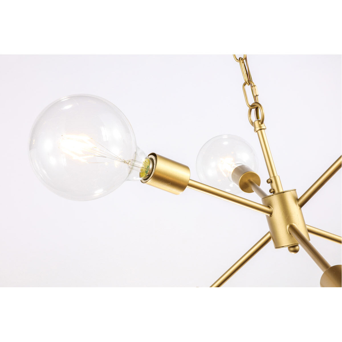 Nolan 6 Light 16 inch Brass Pendant Ceiling Light