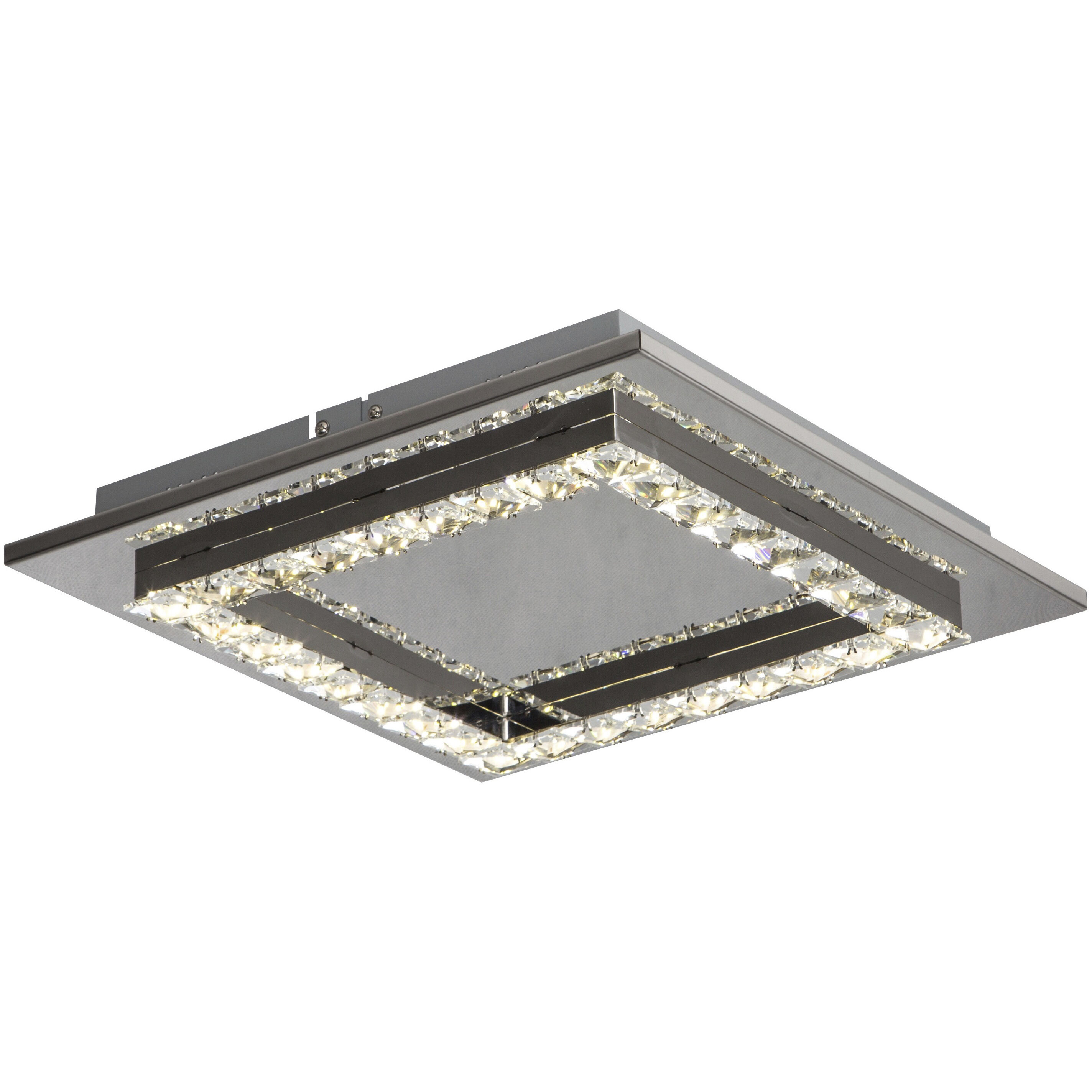Canada LED 14 inch Chrome Flush Mount Ceiling Light