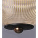 Bella LED 26.5 inch Bronze and Gold Linear Pendant Ceiling Light