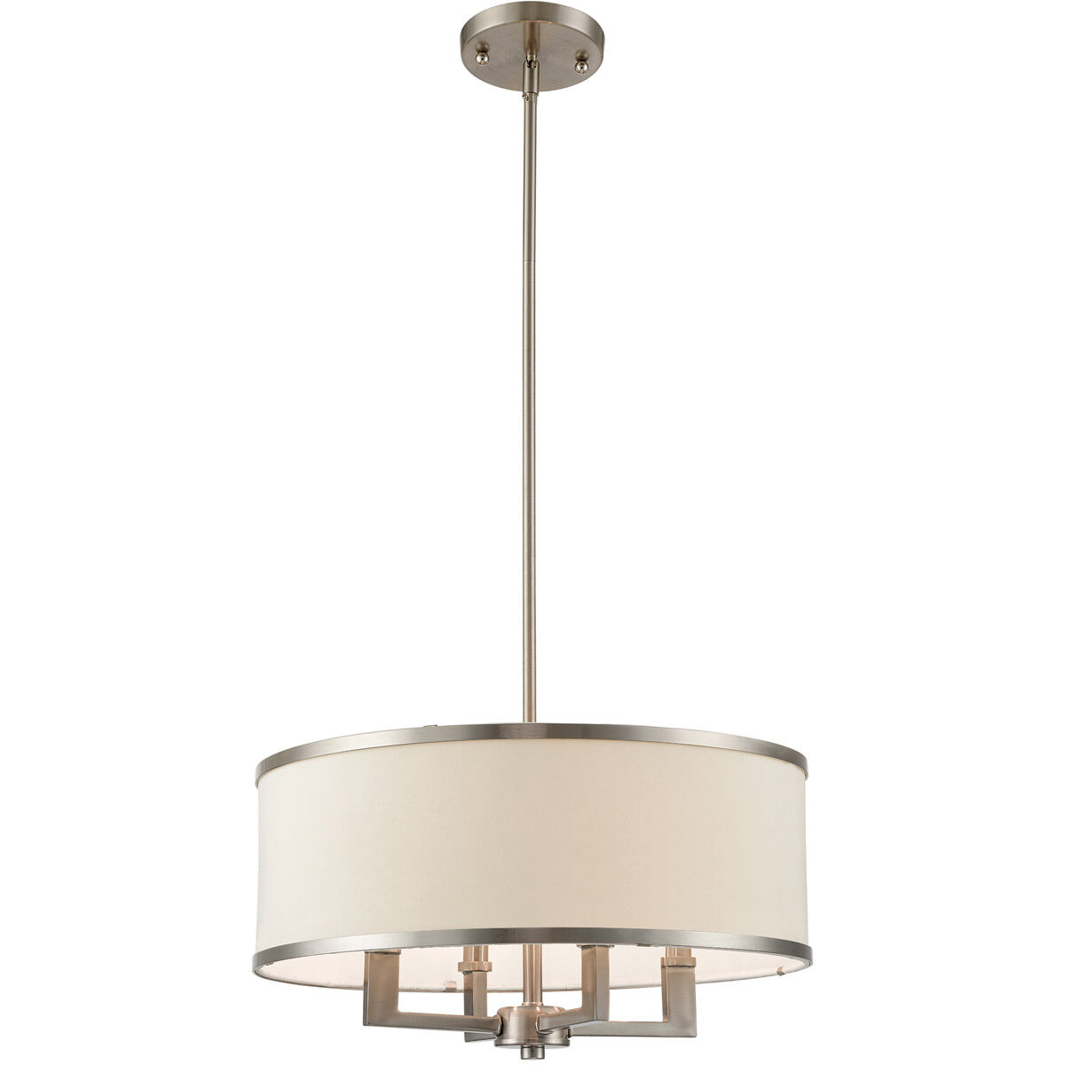 Park Ridge 4 Light 18 inch Brushed Nickel Chandelier Ceiling Light