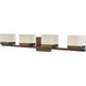 Cubic LED 31 inch Bronze Vanity Bar Light Wall Light