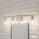 Hartland 4 Light 31 inch Brushed Nickel Vanity Light Wall Light, Large