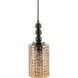 Alsen 1 Light 6 inch Burnt Orange and Bronze Pendant Ceiling Light