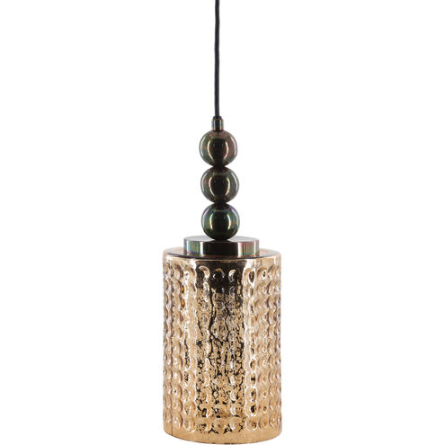 Alsen 1 Light 6 inch Burnt Orange and Bronze Pendant Ceiling Light