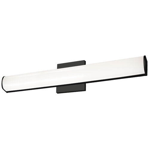 Longitude LED 20 inch Black Bath Vanity Light Wall Light