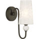 Sheldon 1 Light 5.13 inch Mediterranean Bronze Sconce Wall Light